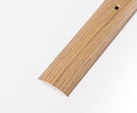 Порог (стык) Русский профиль  разноуровневый декорированный, 20*2700 мм, Дуб эдельвейс